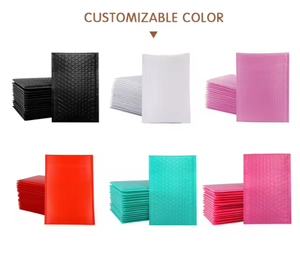 All'ingrosso 17*30cm Polymailers sacchetti semplice autosigillante pacchetto di <span class=keywords><strong>spedizione</strong></span> espresso tutto il colore disponibilità - Product Image 2