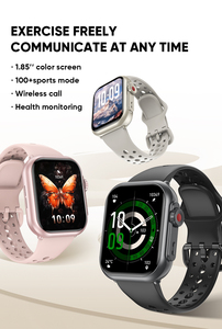 Montre connectée K62 à prix d'usine, longue autonomie, écran TFT 1,85 pouce, pour le marché <span class=keywords><strong>sud</strong></span>-américain, avec logo personnalisé - Product Image 2