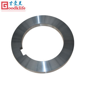 Lame de cisaillement circulaire de qualité supérieure pour machine à découper les bobines d'acier Galvalume, couteau de <span class=keywords><strong>coupe</strong></span> de tôles d'acier, lames industrielles - Product Image 5