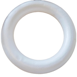 2025 nouvelle décoration de noël <span class=keywords><strong>polystyrène</strong></span> <span class=keywords><strong>rond</strong></span> mousse cercle anneau couronne anneau - Product Image 1