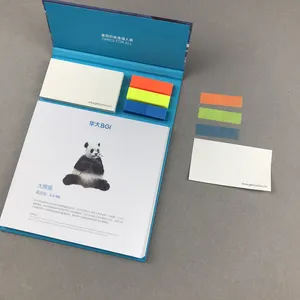 Custom Post Hardcover Het Custom Note Stationair Sticky Notes Set Boekje Multi Functie Combinatie Boek Met Notitie