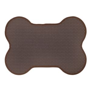 Arena en forma de pata para atrapar recoger Durable doble capa panal impermeable mascota gato arena Mat - Product Image 4