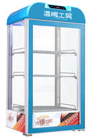 Équipement de restaurant de restauration rapide commercial mini vitrine chauffante pour boissons chaudes