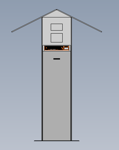 Ngoài Trời Đường Phố Tự Dịch Vụ Thiết Bị Đầu Cuối Kỹ Thuật Số Tự Động Thông Minh Năng Lượng Mặt Trời Bãi Đậu Xe Meter - Product Image 5