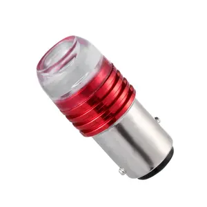 RUTENSE de la motocicleta LED luz de giro 1156/1157/7443 cóncavo 5630 lente de la motocicleta inversa de la luz de freno 5730 3smd