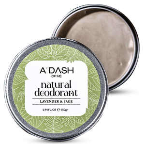 Crema desodorante natural de lavanda y salvia orgánica sin aluminio, fabricante y proveedor de productos para el cuidado de la piel, venta al por mayor a granel - Product Image 1