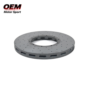 Rendimiento de frenado mejorado: Rotores de freno traseros de carbono-cerámica de 380×30 mm, compatibles con Nissan GT-R - Product Image 4