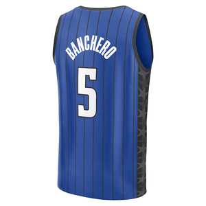 2025 Hommes Orlando # 5 Maillots de basket personnalisés Banchero, chemises brodées, uniformes pour jeunes - Product Image 4