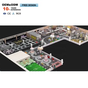 Equipo de Juegos Interior Personalizado 2025, de Color Suave, para Niños, Área de Juegos Interior - Product Image 1