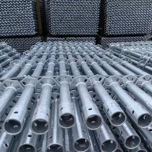 Phong cách công nghiệp nặng mạ kẽm ringlock giàn giáo giả mạo các bộ phận điều chỉnh sử dụng cú đúp đầu cho các ứng dụng khách sạn bán - Product Image 4