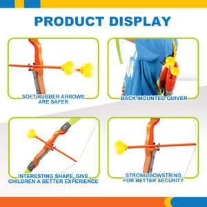 Conjunto de Ballesta de tamaño pequeño para niños, juego de tiro para deportes al aire libre, Mini arco y flecha - Product Image 5