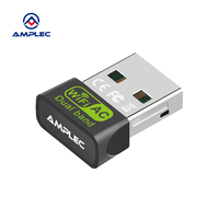 Adaptador WiFi USB WiFi 6 AX900, 2.4G/5GHz, 900Mbps, Tarjeta WiFi sin Controlador, Adaptador OTG para PC Portátil Win10/11, Adaptador USB WiFi 6