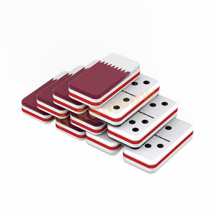 <span class=keywords><strong>Dominos</strong></span> et jeux en acrylique entièrement personnalisés, impression UV, <span class=keywords><strong>drapeau</strong></span> du Qatar superposé, <span class=keywords><strong>dominos</strong></span> taille professionnelle - Product Image 6
