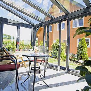 कारखाने वाणिज्यिक एल्यूमीनियम स्टोरफ्रंट प्रवेश द्वार द्वि-गुना स्लाइडिंग ग्लास स्टेनलेस स्टील फाइबर ग्लास स्क्रीन नेटवर्क - Product Image 3