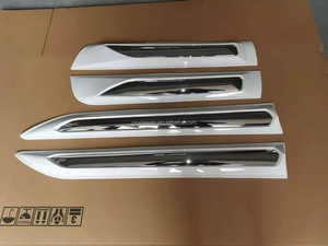 Accessoires de voiture YBJ, moulures latérales chromées pour Hilux Revo <span class=keywords><strong>Rocco</strong></span> 2015-2021, carrosserie latérale, pick-up 2018, garniture de porte modifiée Revo - Product Image 6