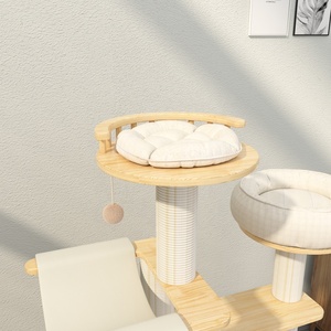 Albero per Gatti a Più Livelli, Struttura per Arrampicata con Tiragraffi in Corda di Sisal, Giocattolo Interattivo per Gattini e Gatti - Product Image 5