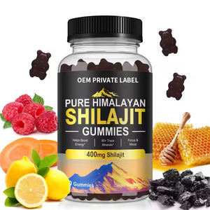 OEM özel etiket Shilajit reçine çok takviyesi Gummies Fulvic asit vitaminleri enzimler Shilajit sakızlı erkekler ve kadınlar için - Product Image 4