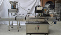 Machine de capsulage automatique CE pour bouteilles, ligne de production de scellage par torsion, alimentateur de bouchons, machine de capsulage à vis