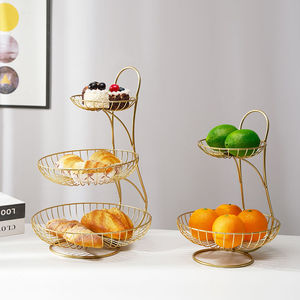 Corbeille à fruits créative multi-niveaux, panier à pâtisserie, panier à fruits multifonctionnel pour hôtel, <span class=keywords><strong>restaurant</strong></span>, bureau - Product Image 2