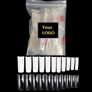<span class=keywords><strong>Uñas</strong></span> artificiales curvadas con <span class=keywords><strong>sonrisa</strong></span>, bolsa unids/bolsa, color blanco, Forma cuadrada, 550 - Product Image 6