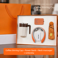 Set Hadiah Akhir Tahun: Mug Pengaduk Kopi, Alat Pijat Leher, Powerbank, Payung Lipat, Bonus Staf, Seminar Penjualan, Produsen