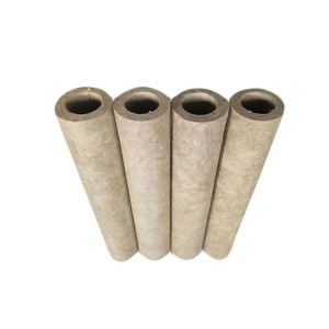 All'ingrosso tubo di Lana di <span class=keywords><strong>roccia</strong></span> Lana di <span class=keywords><strong>roccia</strong></span> 100-140kg/m3 tubo di Lana minerale di <span class=keywords><strong>roccia</strong></span> per progetto di isolamento - Product Image 1