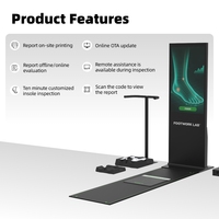 Escáner de Corrección de Postura a Precio de Fábrica Máquina de Mapeo de Placa de Pie con Análisis 3D Interfaz USB y Medidor de Presión Podal en Stock