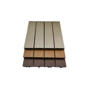 WPC lồng vào nhau gạch lát sàn 12 "x 12" nhựa gỗ WPC DIY decking gạch WPC ngoài trời Vườn sử dụng Patio gạch