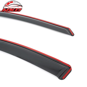 Viseras para ventanas interiores, compatibles con Mazda 3 Hatchback 10-13, protección contra sol y lluvia, acrílicas, 4 piezas - Product Image 4