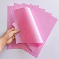 Feuille de PVC rigide transparente colorée de 2 mm