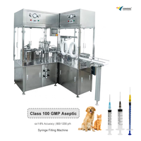 Fabricants de machines de remplissage automatiques pneumatiques pour seringues pré-remplies en verre à double composant pour cosmétiques