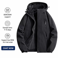 Veste de Pluie Softshell Détachable Unisexe pour Couple, Imperméable, Coupe-Vent, Séchage Rapide, avec Fermeture Éclair 3-en-1, Logo Personnalisé, Vente en Gros Usine
