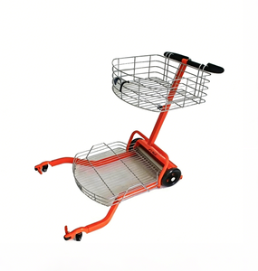 Machine à ramasser les balles de tennis à commande manuelle en alliage d'aluminium orange pour chariot de ramassage de balles de tennis - Product Image 1