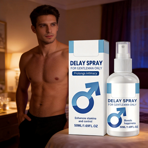 Spray Ritardante per Uomo 50ml, Prolunga l'Intimità, Migliora la Resistenza e il Controllo, Aumenta la Felicità, Spray per il Potenziamento delle Prestazioni Maschili - Product Image 1