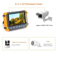 Testeur de caméras de surveillance portables 5 pouces 8MP, testeur AHD CVBS, testeur vidéo analogique HD VGA R485, outil professionnel