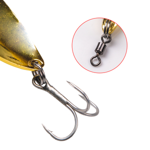 LUSHAZER Esca Artificiale a Cucchiaino in Rame Esca Rigida 19.5g Paillettes Metalliche <span class=keywords><strong>per</strong></span> Pesca alla Carpa <span class=keywords><strong>Trota</strong></span> e Persico - Product Image 4