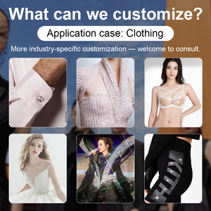 Strass <span class=keywords><strong>Swarovski</strong></span> 2038 Trasparenti Termoadesivi Sciolti Velo da Sposa Toppe con Motivi Termoadesivi Personalizzati Decorazione Abbigliamento Moda - Product Image 5