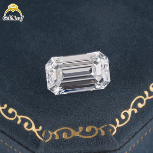 Gouden bladgroothandel smaragd geslepen 3.02CT laboratorium gekweekte diamant D VVS VS IGI certificaat voor juwelierswerk - Product Image 4