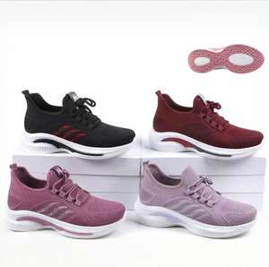 Chaussures de sport en maille respirantes et légères multicolores pour femmes, idéales pour la marche et le fitness, collection automne/printemps, personnalisables en gros - Product Image 6