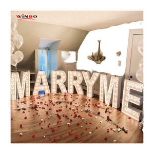 Letras y Números Luminosos para Decoración <span class=keywords><strong>de</strong></span> Bodas, con Bombillas LED, <span class=keywords><strong>Palabras</strong></span> como LOVE, Marry Me, Mr y Mrs, en Oferta - Product Image 1