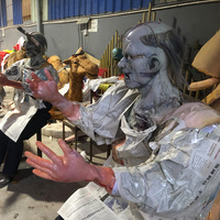 Décoration Fantôme de Monstre Personnalisée pour Halloween, Simulation à Grande Échelle, Extérieur et Intérieur