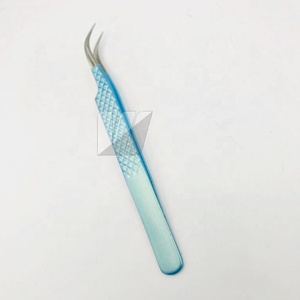 แหนบต่อขนตาสแตนเลสแบบยั่งยืนแบบญี่ปุ่นโลโก้ตามสั่งสีเมทัลลิก - Product Image 5