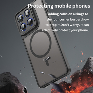 Funda Magnética Antigolpes OMEVE para Motorola Moto Edge 70 Fusion Ultra 60 Pro, Protección Contra Caídas, Carcasa Trasera Translúcida Mate - Product Image 2