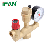 Vanne de sécurité IFAN fabriquée en Chine, vente chaude, 1 pouce, haute pression, manuelle, en laiton de haute qualité