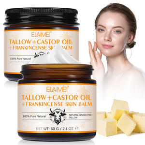 ELAIMEI Crème pour le visage naturelle, nourrissante, hydratante, cicatrisante, anti-âge, <span class=keywords><strong>baume</strong></span> pour la peau à <span class=keywords><strong>l</strong></span>'huile de ricin et de suif de marque privée - Product Image 6