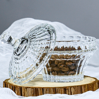 Bouteille de stockage alimentaire en verre multifonctionnelle, récipient traditionnel pour aliments secs, conteneur à café, pot en verre transparent pour la cuisine à domicile