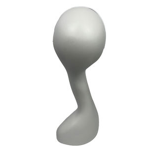 Tête de mannequin réaliste de grande taille, abstraite, avec support, sans cheveux, pour la formation, tête de mannequin avancée pour la pratique des perruques, modèle chauve - Product Image 2