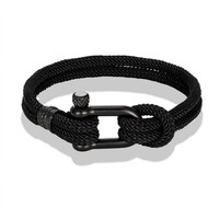 Marine Corde Bracelet Fermoir Hommes Bijoux Manille Bracelet Bijoux Cadeaux pour Hommes