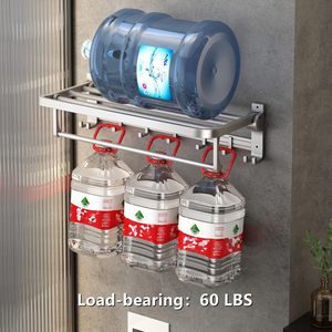 Estante <span class=keywords><strong>de</strong></span> almacenamiento CF <span class=keywords><strong>para</strong></span> <span class=keywords><strong>baño</strong></span>, <span class=keywords><strong>toallero</strong></span> doble plegable <span class=keywords><strong>de</strong></span> aluminio, <span class=keywords><strong>toallero</strong></span> <span class=keywords><strong>de</strong></span> mano, colgador montado en la pared <span class=keywords><strong>para</strong></span> <span class=keywords><strong>Baño</strong></span> - Product Image 5