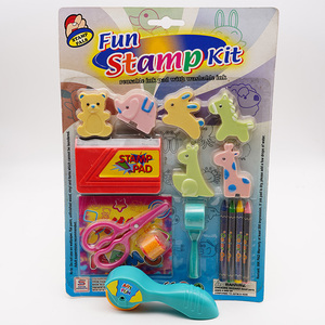 <span class=keywords><strong>Tampon</strong></span> rouleau en mousse jouet mignon avec ensemble de tampons encreurs pour cadeau enfant, <span class=keywords><strong>tampon</strong></span> roulant auto-<span class=keywords><strong>encreur</strong></span> - Product Image 3